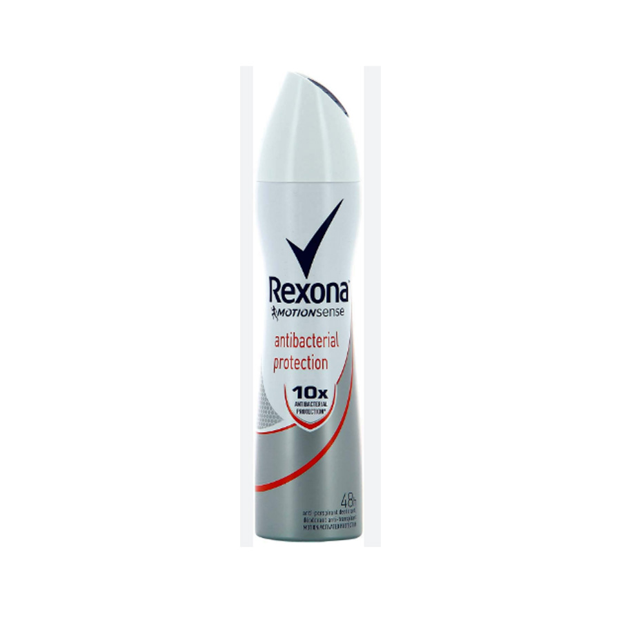 REXONA-ANTIBACTERIAL-PROTECTION-DEZODORANS-200ML اسپری ضد تعریق زنانه رکسونا مدل Antibacterial Protection حجم ۲۰۰ میلیلیتر