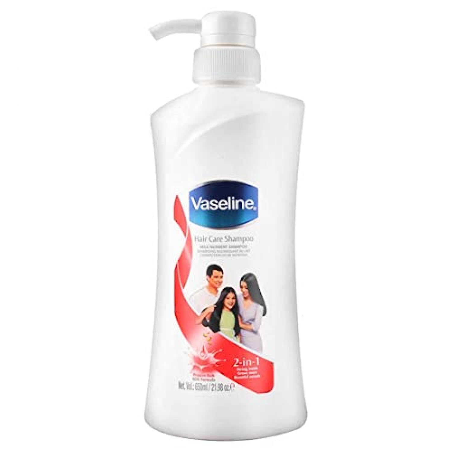vaseline-hair-care شامپو 2 در 1 وازلین مدل Hair Care برای پاکسازی و نرم کنندگی مو.