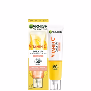 کرم ضدآفتاب ویتامین C گارنیر SPF 50 حجم ۴۰ میل – روشن‌کننده و ضدلک