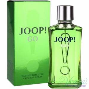 بطری سبز رنگ عطر مردانه JOOP! GO، ادو تویلت خنک و انرژی‌بخش.