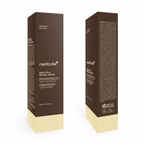 سرم ضد چروک رتینول ۵% مدی کیوب برای جوانسازی و کاهش چین و چروک پوست.