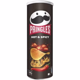 قوطی چیپس پرینگلز طعم فلفل قرمز تند Pringles Hot & Spicy