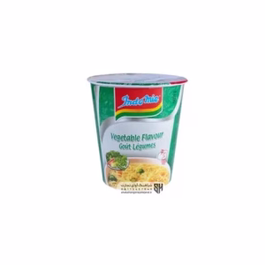 نودل لیوانی سبزیجات اندومی ۶۰ گرم با طعم دلنشین سبزیجات و آماده‌سازی آسان.