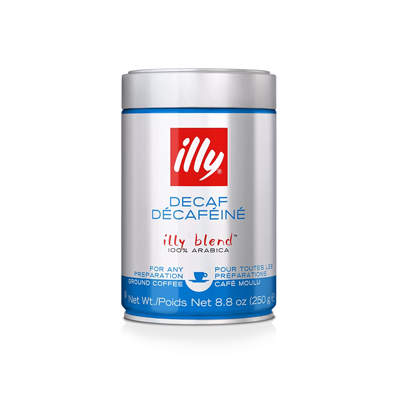 قهوه دیکافیناتو ایلی ۲۵۰ گرم بدون کافئین Illy Decaffeinato Ground Coffee قهوه دیکافیناتو ایلی ۲۵۰ گرم بدون کافئین Illy Decaffeinato Ground Coffee