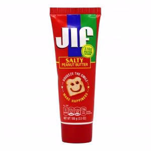 کره بادام زمینی نمکی تیوپی جیف ۱۰۰ گرم Jif Salty Squeeze Peanut Butter