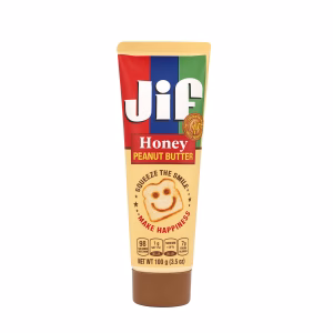 کره بادام زمینی عسلی ۱۰۰ گرمی تیوپی جیف Jif Honey Peanut Butter