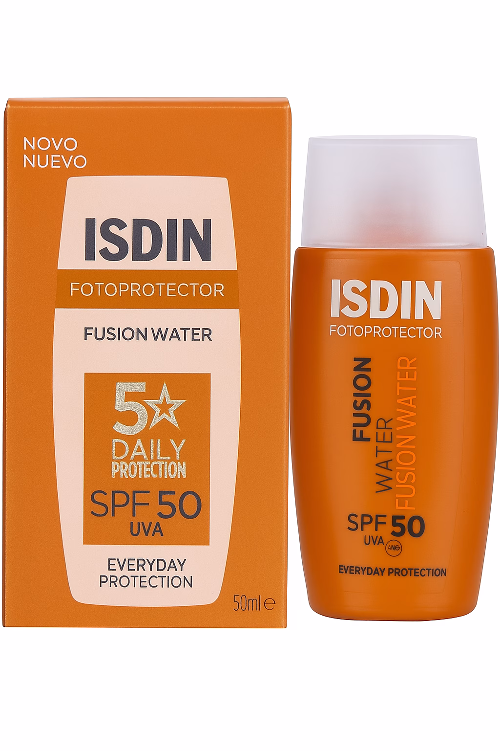 کرم ضدآفتاب رنگی ایزدین SPF 50 – ۵۰ میل – مناسب پوست حساس با پوشش یکنواخت کرم ضد آفتاب رنگی ایزدین فیوژن واتر SPF 50 با پوشش طبیعی.