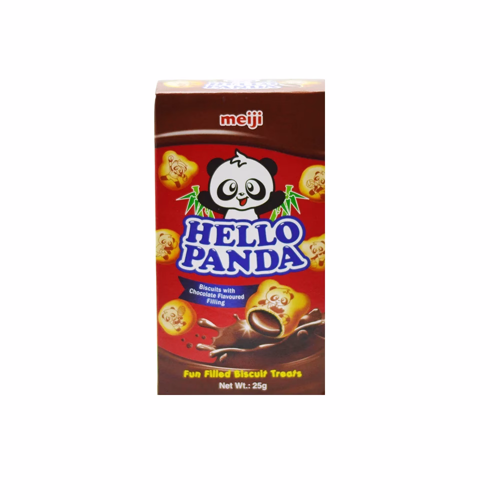 بیسکویت ۲۵ گرم هلو پاندا Meiji Hello Panda Chocolate Biscuit بیسکویت ۲۵ گرم هلو پاندا Meiji Hello Panda Chocolate Biscuit