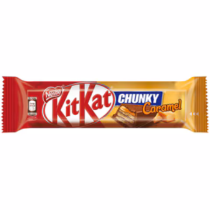 شکلات KitKat Chunky Caramel با ویفر ترد و لایه کارامل