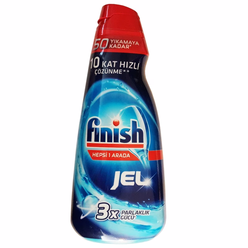 ژل ماشین ظرفشویی فینیش All in 1 حجم 1000 میلی لیتر با قدرت براق کنندگی 3X. ژل ماشین ظرفشویی فینیش All in 1 حجم 1000 میلی لیتر با قدرت براق کنندگی 3X.