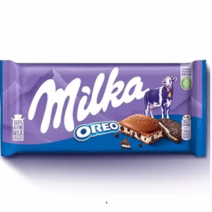 شکلات میلکا اورئو اصل با کرم و تکه‌های بیسکوئیت خوشمزه