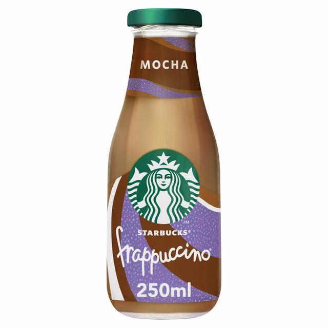 mocha-frapachinno-starbucks استارباکس فرپچینو طعم موکا بطری 250 میلیلیتری