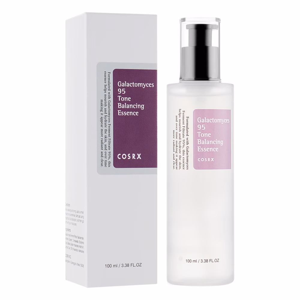 اسنس-متعادل-کننده-رنگ-پوست-گالاکتومایسس-کوزارکس-Cosrx-Galactomyces-95-Tone-Balancing-Essence-100ml اسنس روشنکننده پوست COSRX Galactomyces 95 Tone Balancing Essence حجم 100ml
