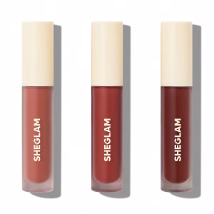 پک رژلب مایع شیگلم Private Tour، سه رژلب مایع مات و زیبا.