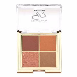 پالت سایه گلدن رز مدل رد بریک 5 با رنگ‌های گرم و مات برای آرایش چشم حرفه‌ای.