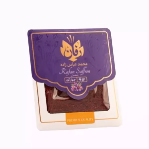 بسته زعفران رفان محمد عباس زاده ۴ گرمی با کیفیت عالی