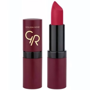 رژ لب مات گلدن رز کد ۱۸، رنگ طبیعی با پوشش یکدست و بافت مات