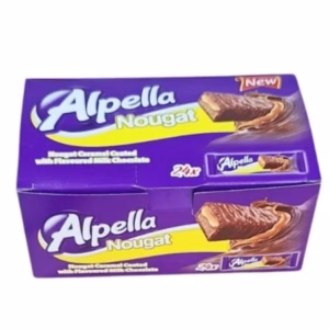 بسته شکلات نوقا آلپلا ۱۶ گرمی Alpella Nougat Chocolate