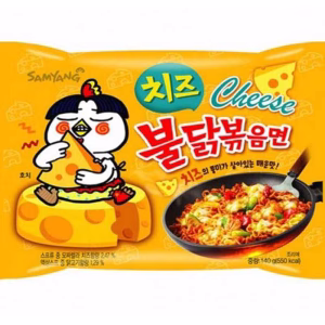 بسته نودل سامیانگ پنیر تند مرغ ۱۴۰ گرم کره‌ای