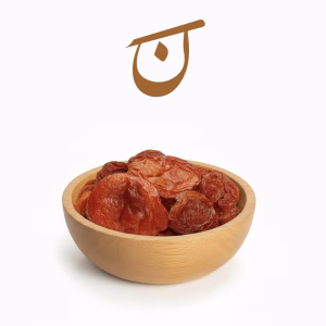 شلیل خشک طبیعی، اسنک سالم و خوشمزه، غنی از فیبر.