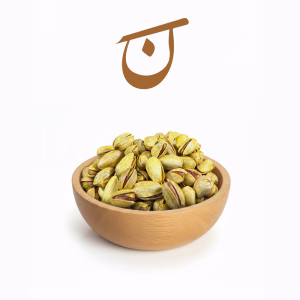 کاسه پسته اکبری زعفرانی بو داده اعلا