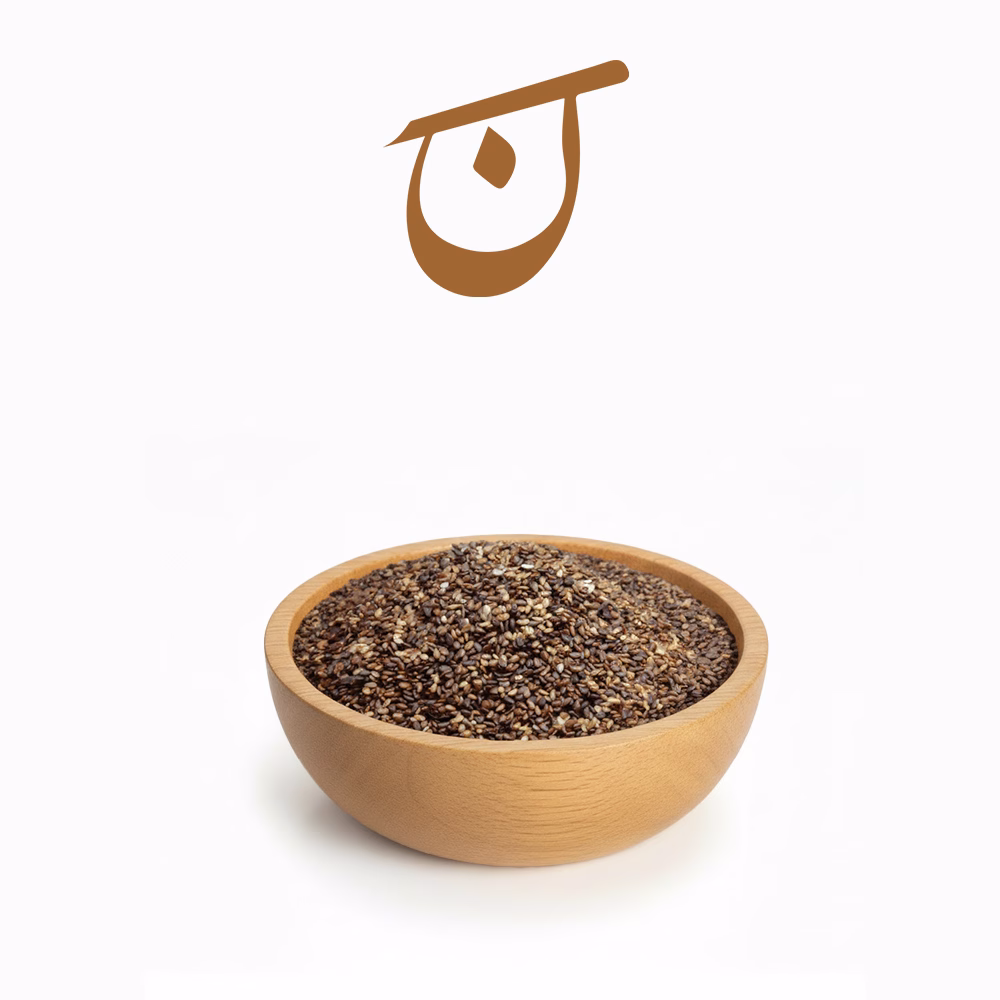 کنجد-سیاه-93218 دانه کنجد سیاه، غنی از کلسیم و آنتیاکسیدان، برای سلامتی.