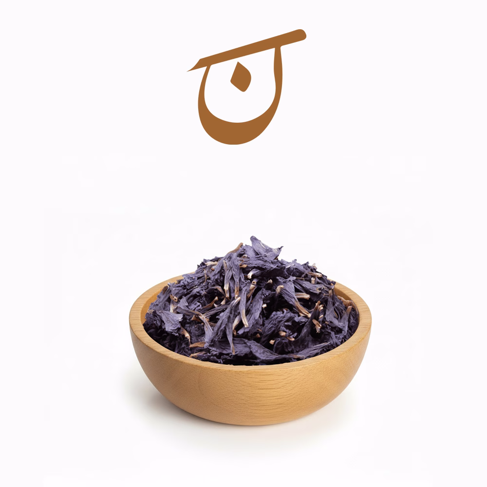 گل-گاوزبان-93207 گل گاوزبان خشک شده، گیاه دارویی آبی رنگ