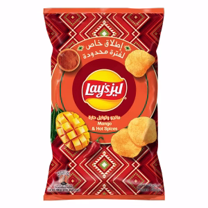 بسته چیپس انبه فلفلی لیز 165 گرمی با طرح انبه و فلفل
