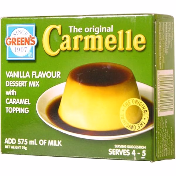 کرم کارامل 70 گرم جرینز آماده شده کرم کارامل ۷۰ گرم جرینز آماده شده