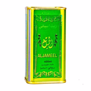 بطری روغن زیتون 400 میل الجمیل خالص و طبیعی