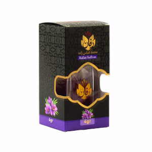 بسته‌بندی زعفران رفان 3 گرم محمد عباس زاده