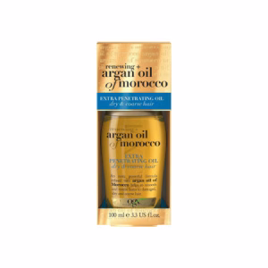بطری روغن آرگان او جی ایکس مراکشی برای موهای خشک و زبر
