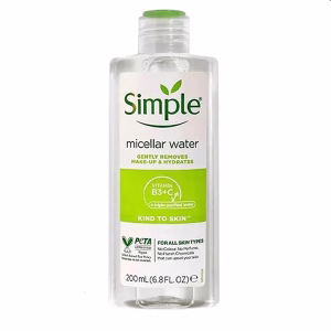 میسلار واتر سیمپل ۲۰۰ میل پاک کننده آرایش و آبرسان