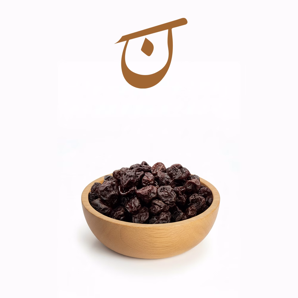 چری سور 93869 کاسه چوبی پر از آلبالو خشک ملس و تازه