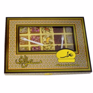 مسقطی لاری میکس عادلی، جعبه شیرینی سنتی با مغزهای متنوع