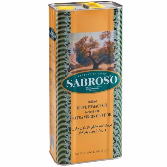 قوطی 4 لیتری روغن زیتون سابروسو قوطی ۴ لیتری روغن زیتون سابروسو