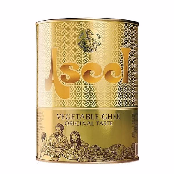 روغن نباتی جامد اصیل با طعم اصلی در قوطی طلایی روغن نباتی جامد اصیل با طعم اصلی در قوطی طلایی