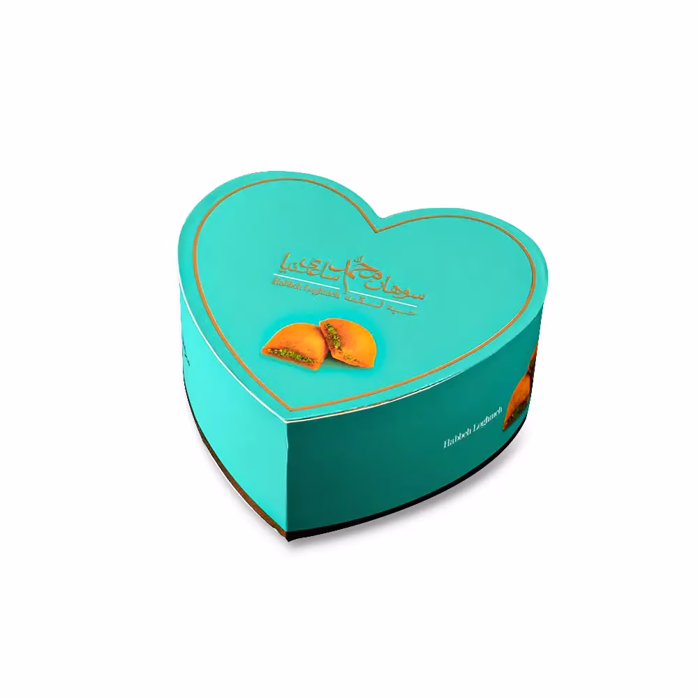 سوهان قلبی فیروزه 195 گرم ساعدی نیا، بستهبندی هدیه سوهان قلبی فیروزه 195 گرم ساعدی نیا، بستهبندی هدیه