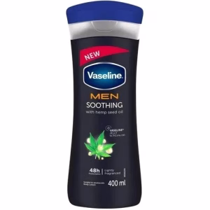 لوسیون بدن مردانه وازلین Soothing با روغن دانه کتان