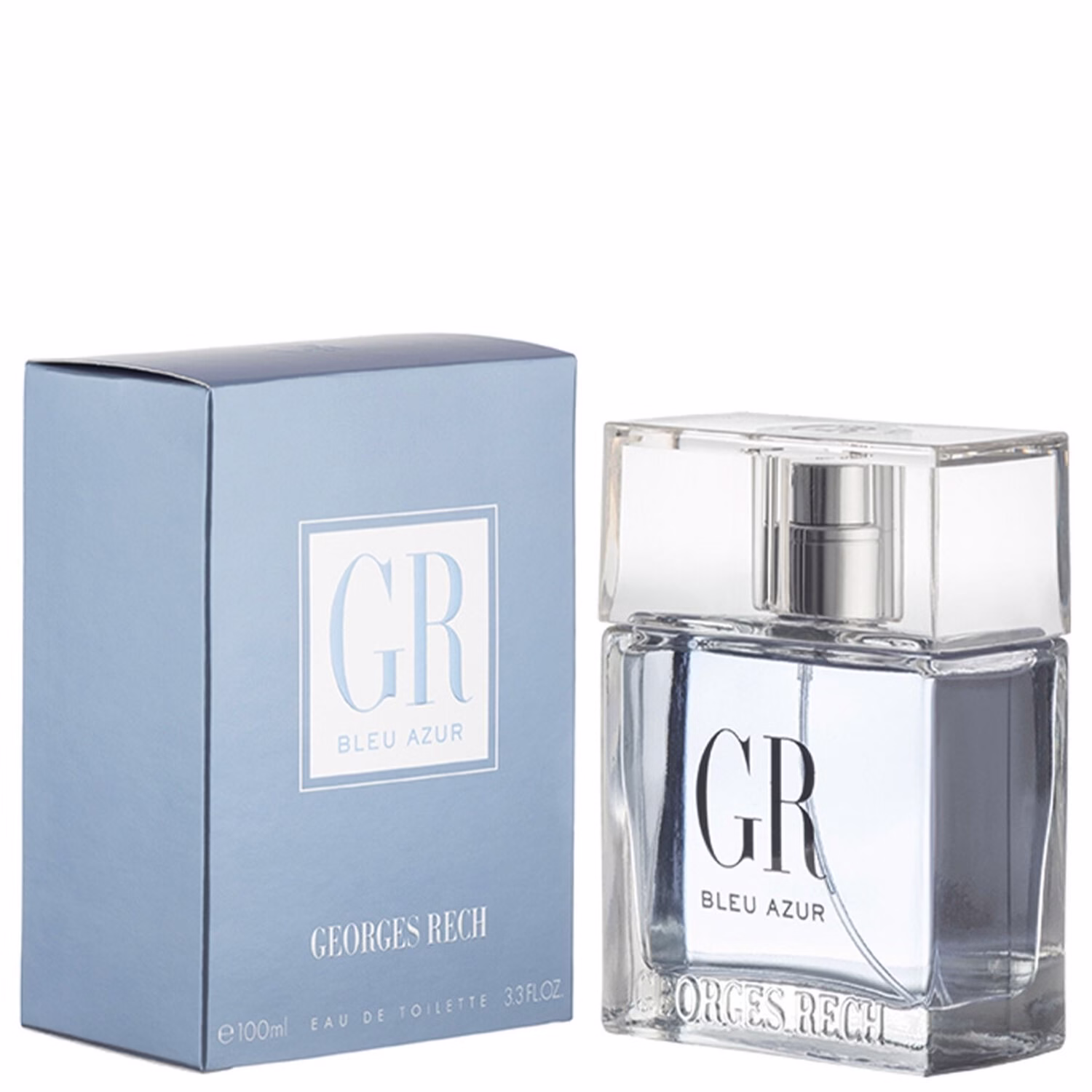 بطری و جعبه ادکلن جرجس رش بلو آذور مردانه 100 میل بطری و جعبه ادکلن جرجس رش بلو آذور مردانه 100 میل