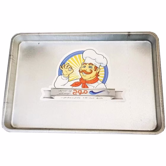 سینی فر مستطیل موج 30x40 سانتیمتر برای پخت و پز سینی فر مستطیل موج 30x40 سانتیمتر برای پخت و پز