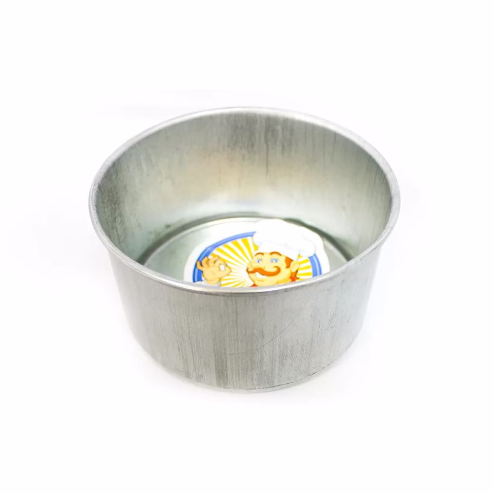 قالب کیک پرسی گرد 15 سانتیمتری فلزی قالب کیک پرسی گرد ۱۵ سانتیمتری فلزی