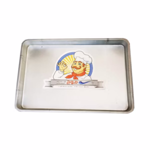 قالب شیرینی‌پزی مستطیلی موج 20x30 از جنس فلز