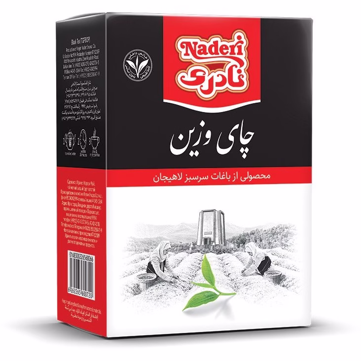 بسته چای سیاه وزین نادری 200 گرم بسته چای سیاه وزین نادری 200 گرم