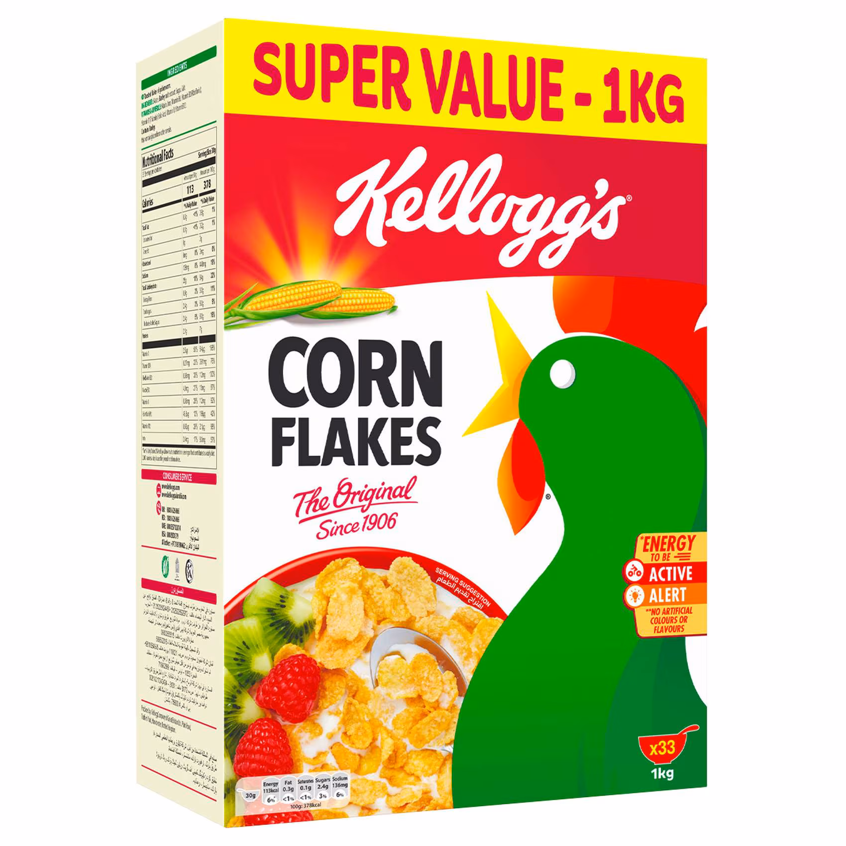 834649_main کورن فلکس کلوگز اورجینال ۱ کیلویی برای صبحانه مقوی