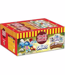 بسته کاکائو شوکی شوکی اسمورفز ۲۴ عددی، مناسب کودکان