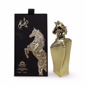 ادکلن ۱۰۰ میل یومسرا الجموم با بطری اسب طلایی