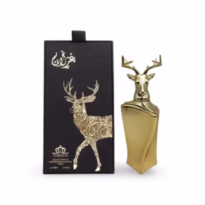 بطری و جعبه ادکلن غزال الورد یومسرا ۱۰۰ میل طلایی