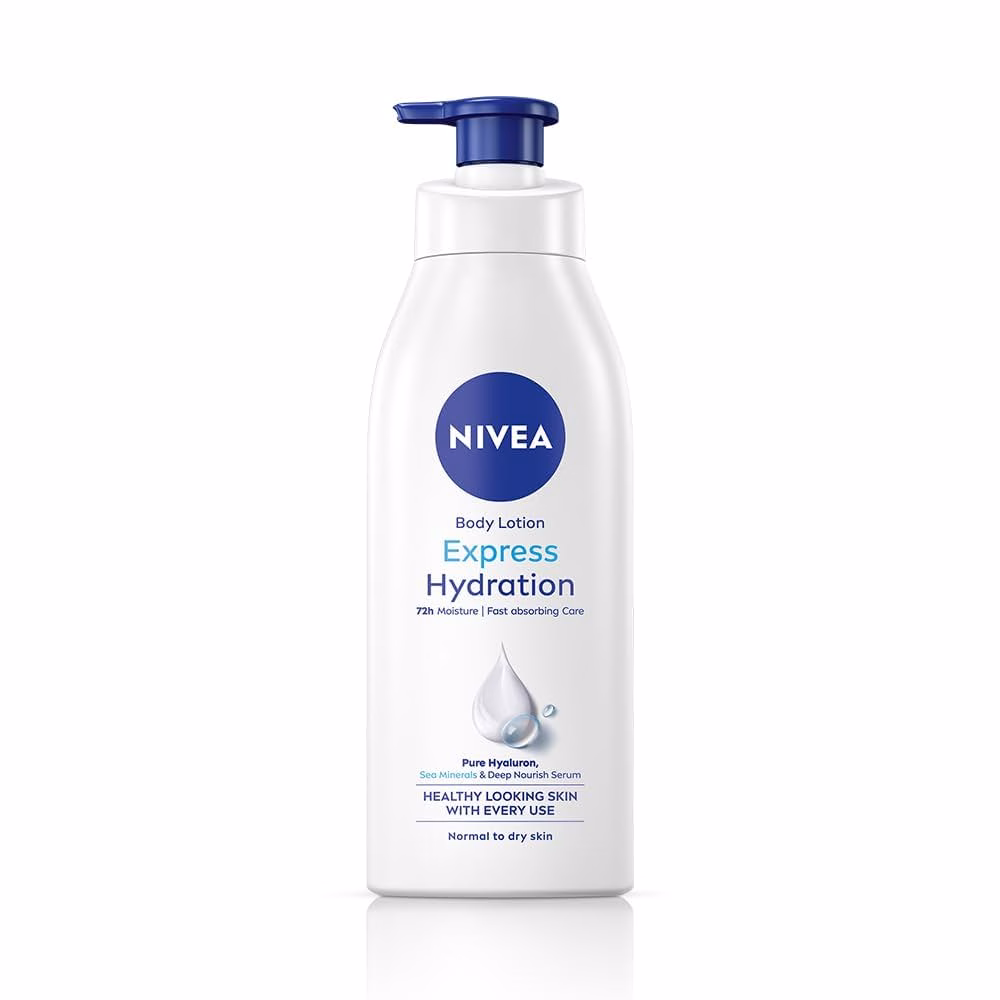 لوسیون بدن آبرسان قوی نیوآ مدل Express Hydration حجم 400 میلی لیتر