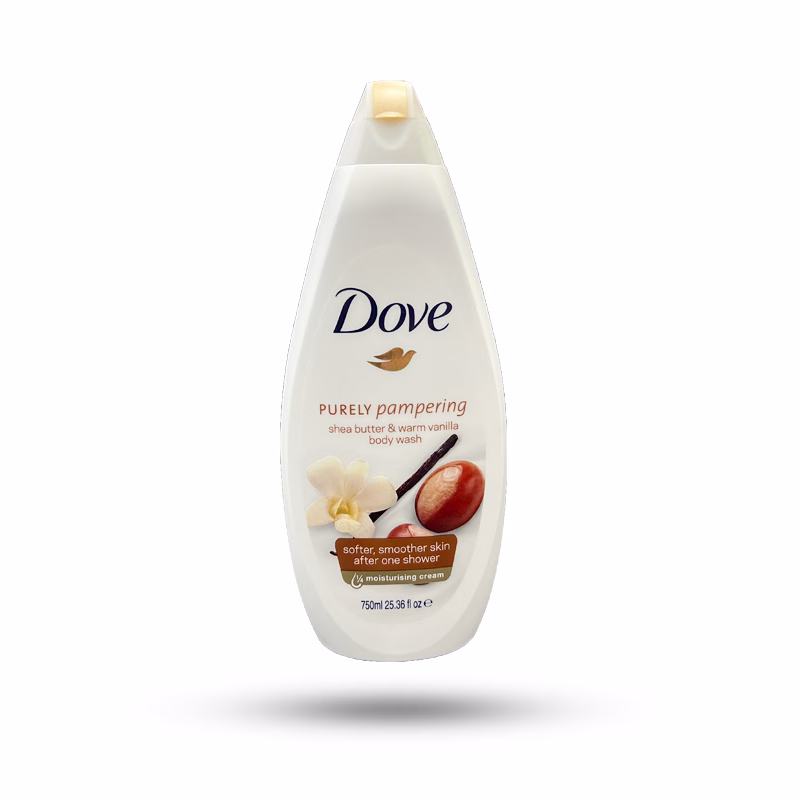 شامپو بدن داو مدل وانیل حجم ۵۰۰ میلیلیتر Dove Vanilla Scent Body Wash 500ml